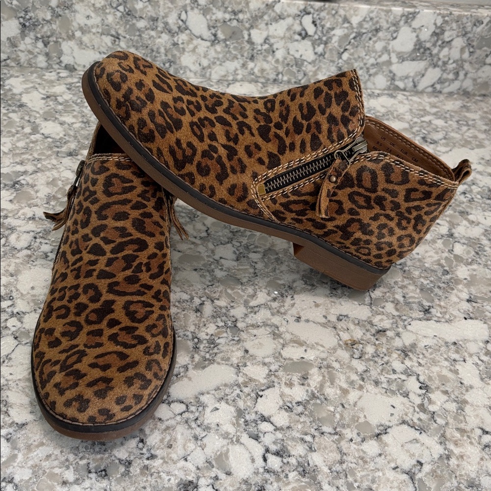 Hush Puppies Leopard Booties